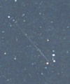 Meteor z roju Geminidów i Orion