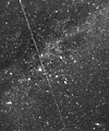 Droga Mleczna w Kasjopei, widoczne h i chi Per oraz M31