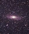 Galaktyka spiralna M31 w Andromedzie
